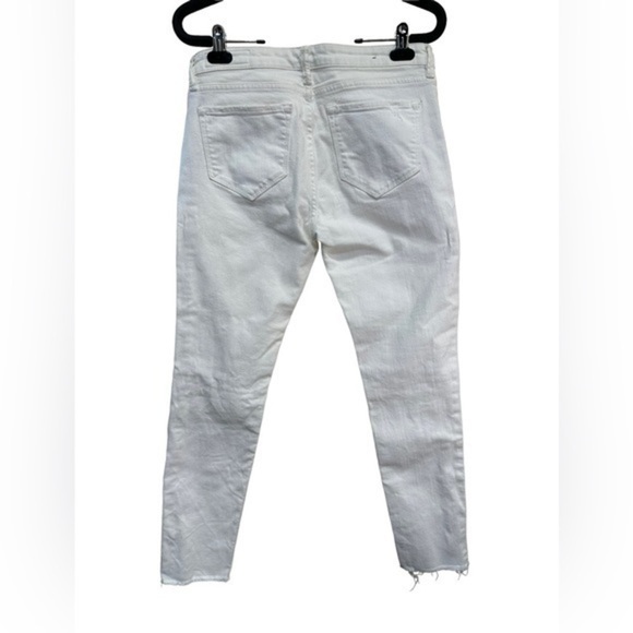 All Saints Jeans All Saints Mast Ankle Destroy White Jeans - Picture 8 of 8